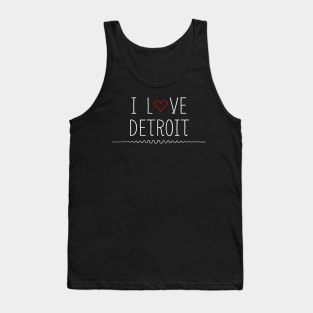 Detroit Michigan Love Tank Top